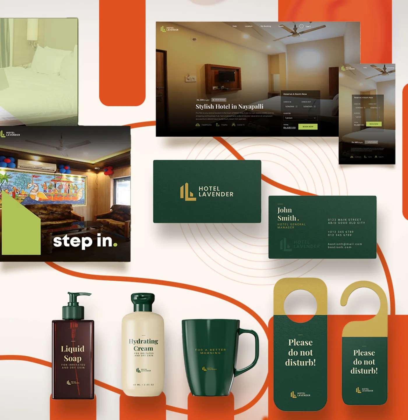 Hotel Lavender brand and website