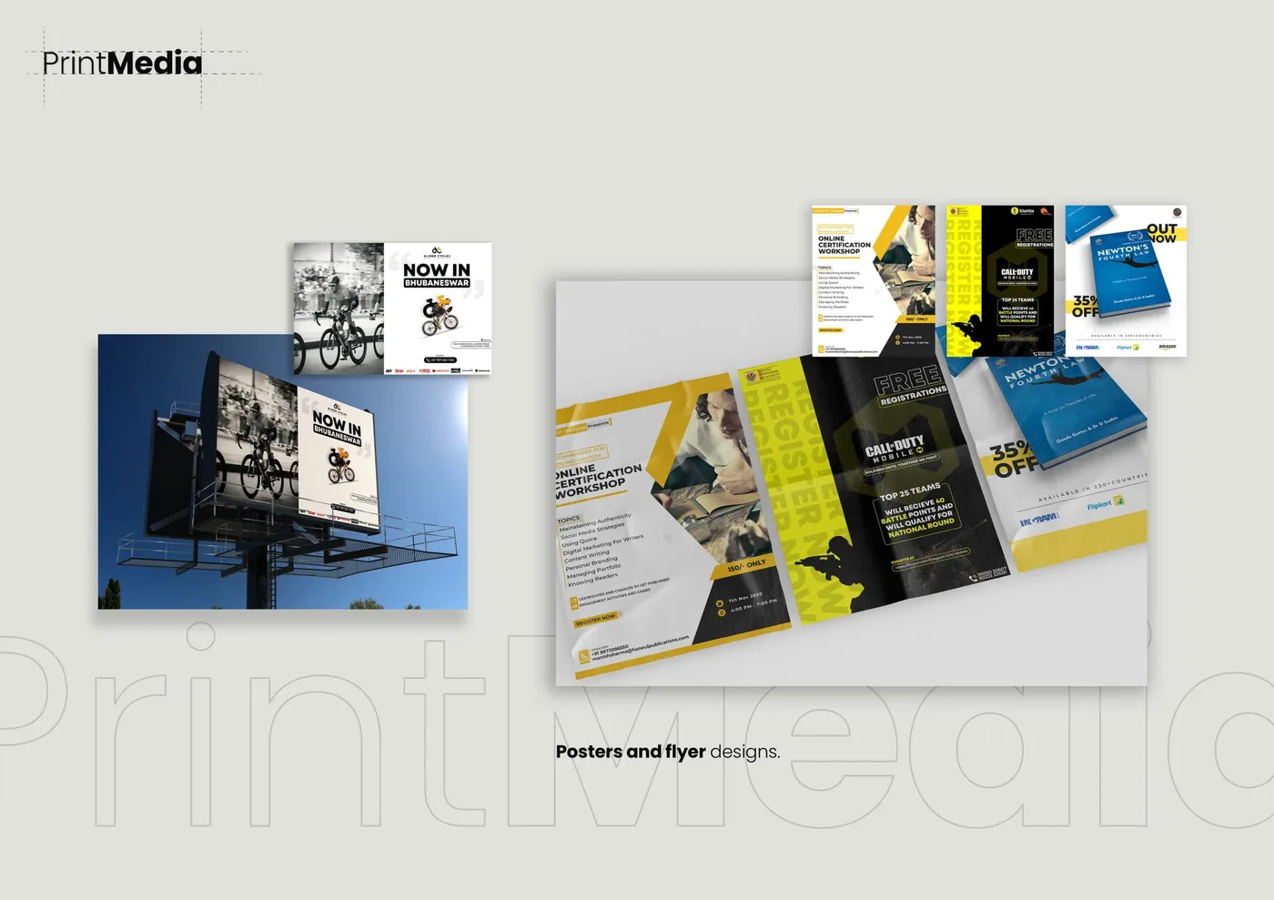 Posters and flyers