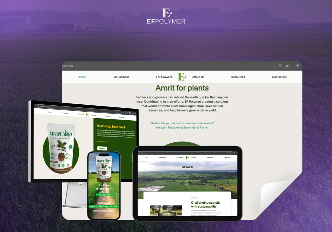 Website designed by Verve - mobile view